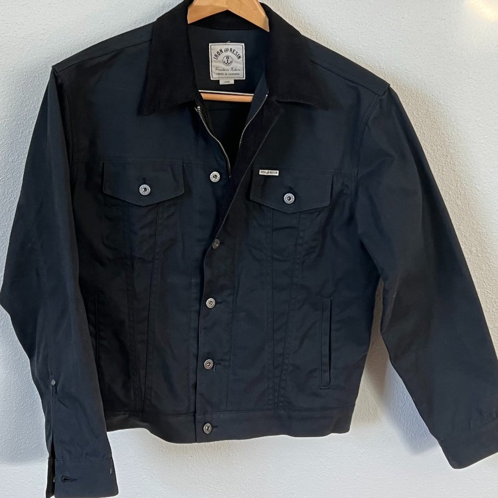 Iron & Resin, Men's Rambler Jacket, Large, Vintage Black,
